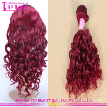 New arrival red hair weave high-end fashion red hair 8a grade high quality red human hair weaving